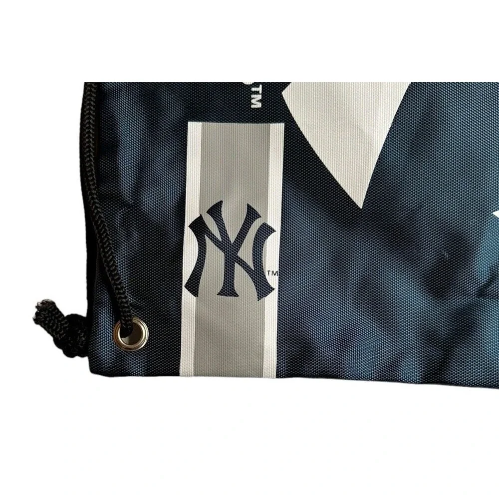 NEW MLB New York Yankees Drawstring Backpack Gym Bag Baseball